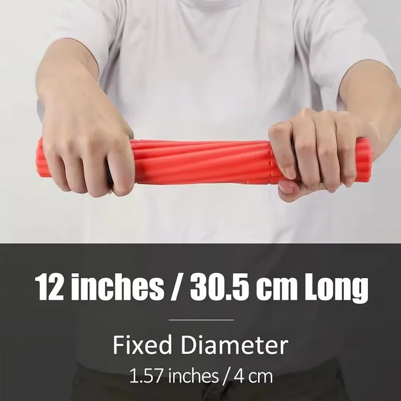 Physical Therapy Twist Bar Hand Grip Strength Trainer Weighted Exerciser for Injury Recovery Tennis Elbow Golfers Elbow