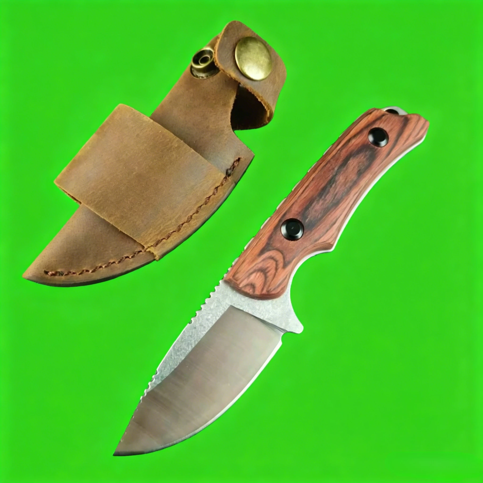 

2 Handle Style BM 15017 Fixed Blade Straight Knife, Hidden Canyon , Multipurpose Outdoor Daily & Fishing Cutting Tool