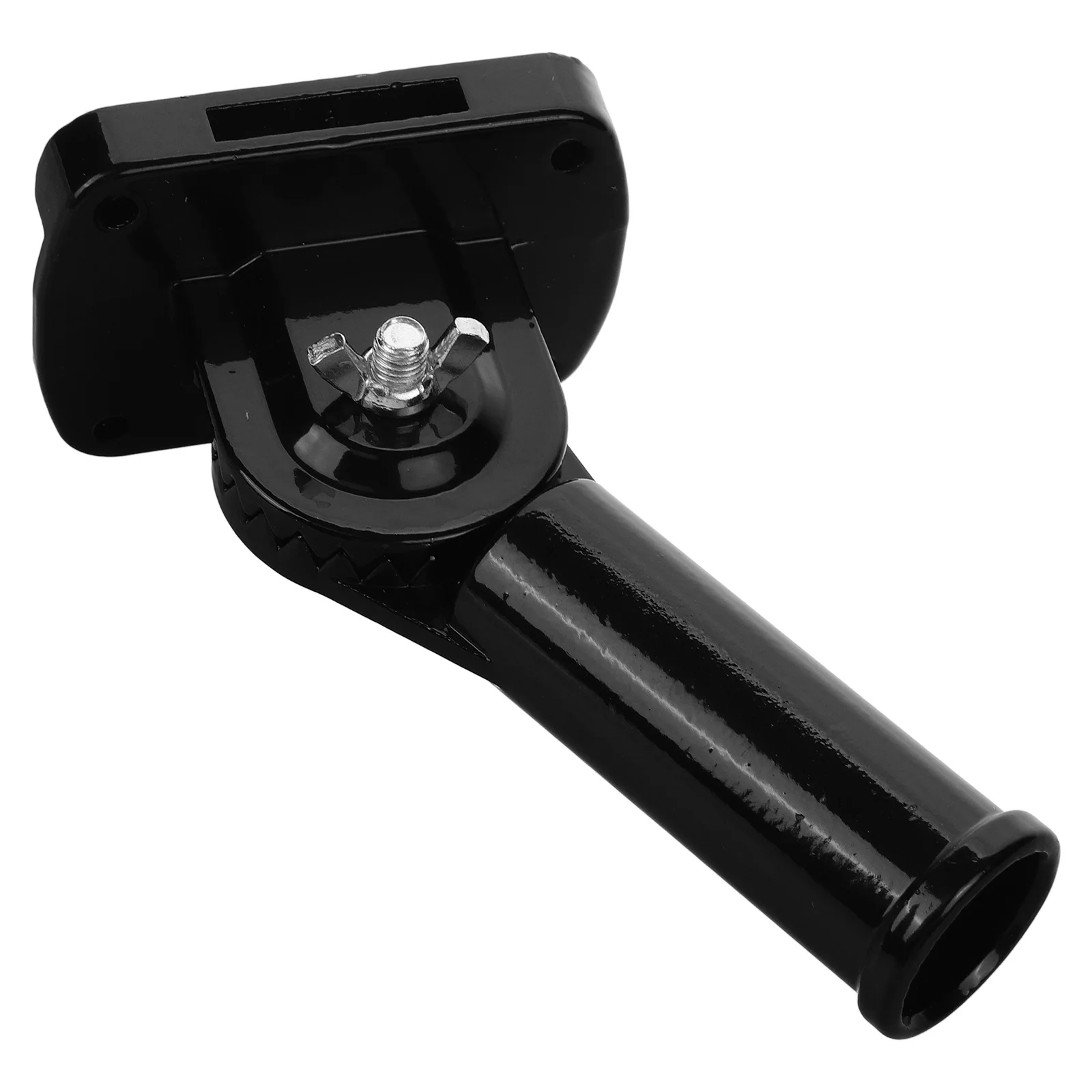 

Wall-Mounted Flagpole Rack Adjustable Flag Pole Holder Aluminum Alloy Multi-Angle Display for Various Flags Garden Balcony