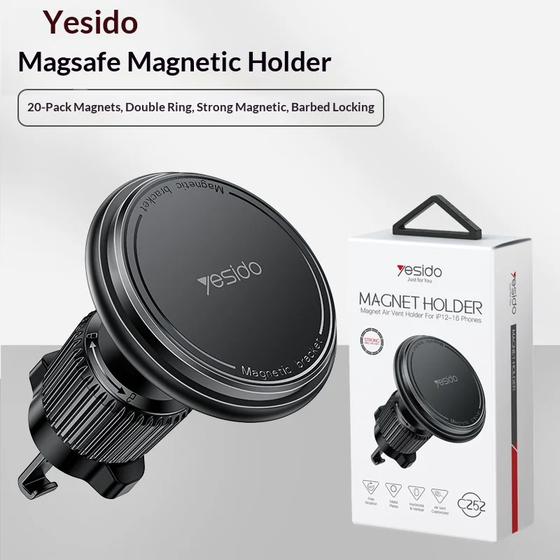 

Подставка для мобильного телефона Воздуховыпускное отверстие Автомобильная навигация Вращающаяся подставка Сильная магнитная адсорбция Магнитная адсорбционная подставка для мобильного телефона