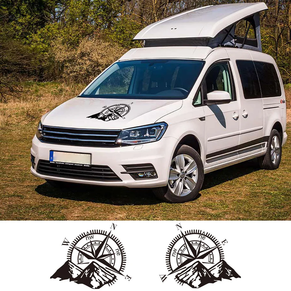 

2 шт. автомобильные наклейки для Volkswagen VW Caddy MK1 MK2 MK3 2 3 4 Maxi Kombi Camper Van графика виниловые наклейки аксессуары для тюнинга