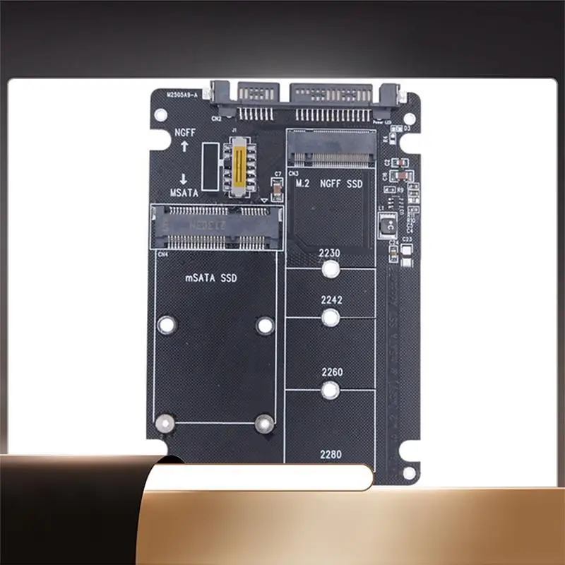X64A-M.2 Solid-State SSD To Sata3 Serial-To-Serial Adapter Card Dual-Use 2-In-1 With Switch