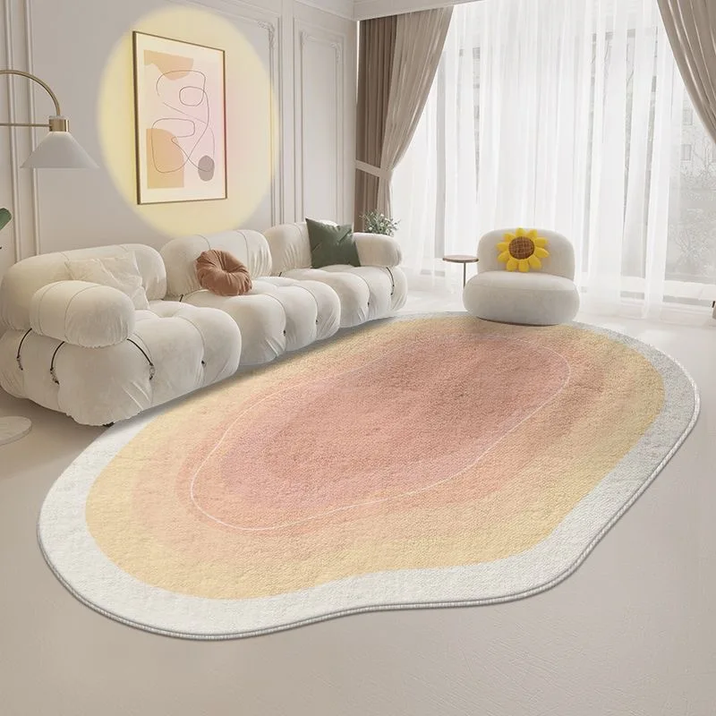 VIKAMA 1PC Small Fresh Shape Cloud Imitation Cashmere Cat Feeling Living Room Rug Tea Table Sofa Cushion Bedroom Bed Rug