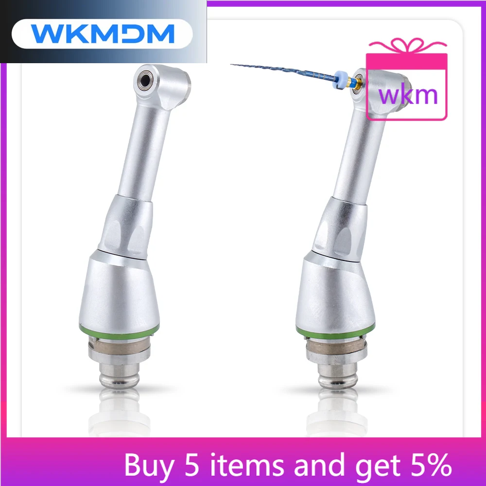 

den tal Electric Endo Motor Contra Angle Head Push Button 16:1/1:1 for Hand/engine Files for Endodontic Handpiece