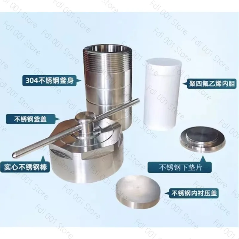 5-100ml Hydrothermal Autoclave Reactor with PTFE Chamber Hydrothermal Synthesis