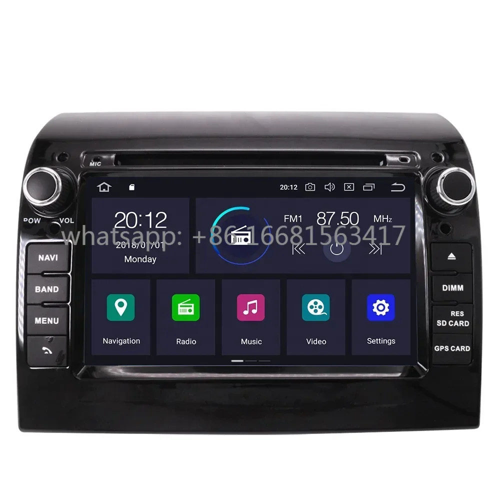 Android 10 Car DVD Stereo Multimedia For Fiat Ducato 2006+ CITROEN Jumper PEUGEOT Boxe Radio GPS Navi Audio Stereo Map