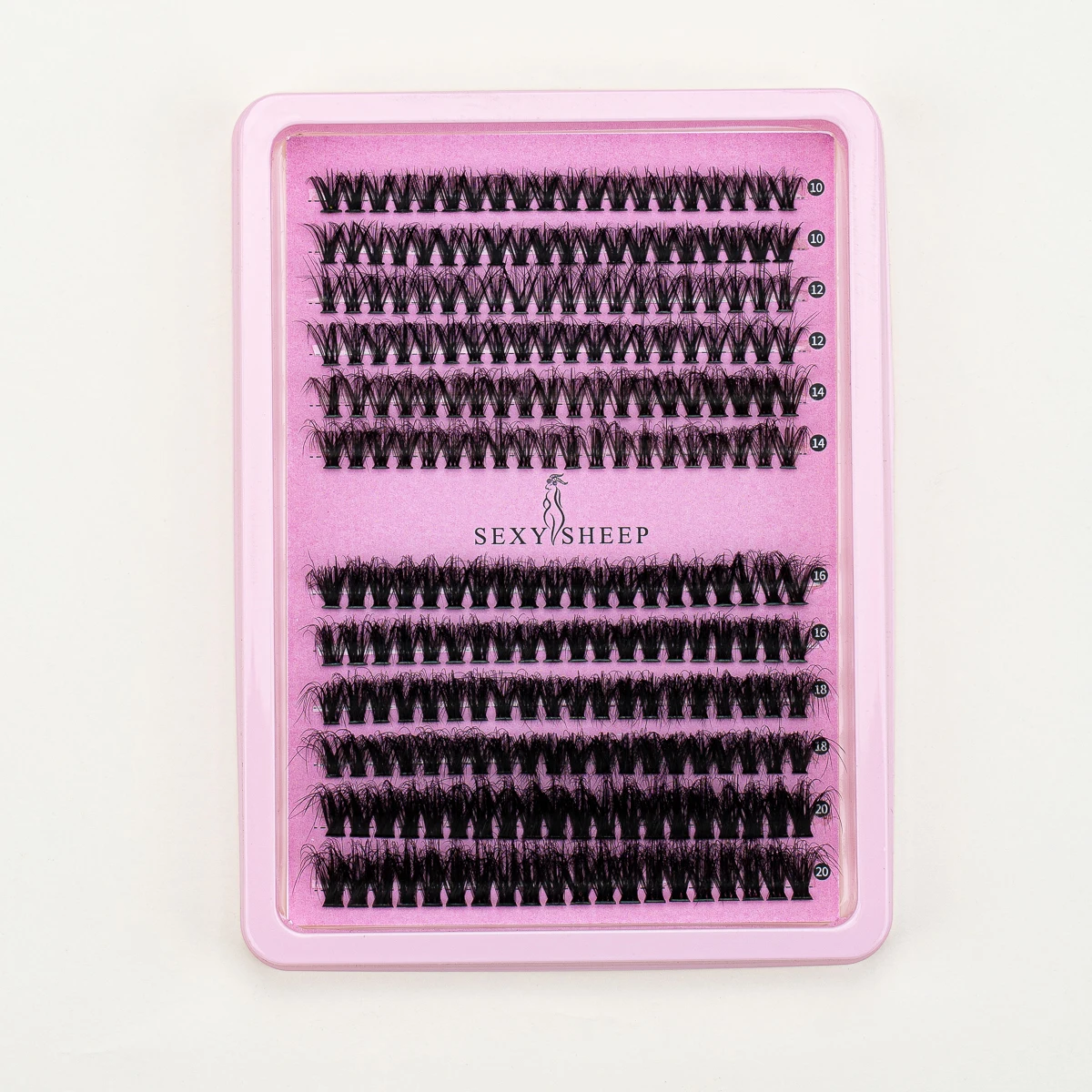 240pcs Diy Lash Extension Kit Thick Fluffy curl Individual Lashes with Lash Bond and Seal Lash Glue Remover and Lash Applicator image 3