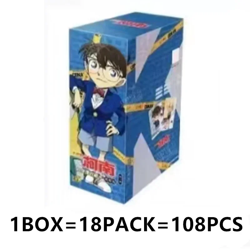 New KAYOU Genuine Detective Conan Collection Cards Box Anime Characters PTR SSR SR Flash Card Toys Table Game for Children Gifts