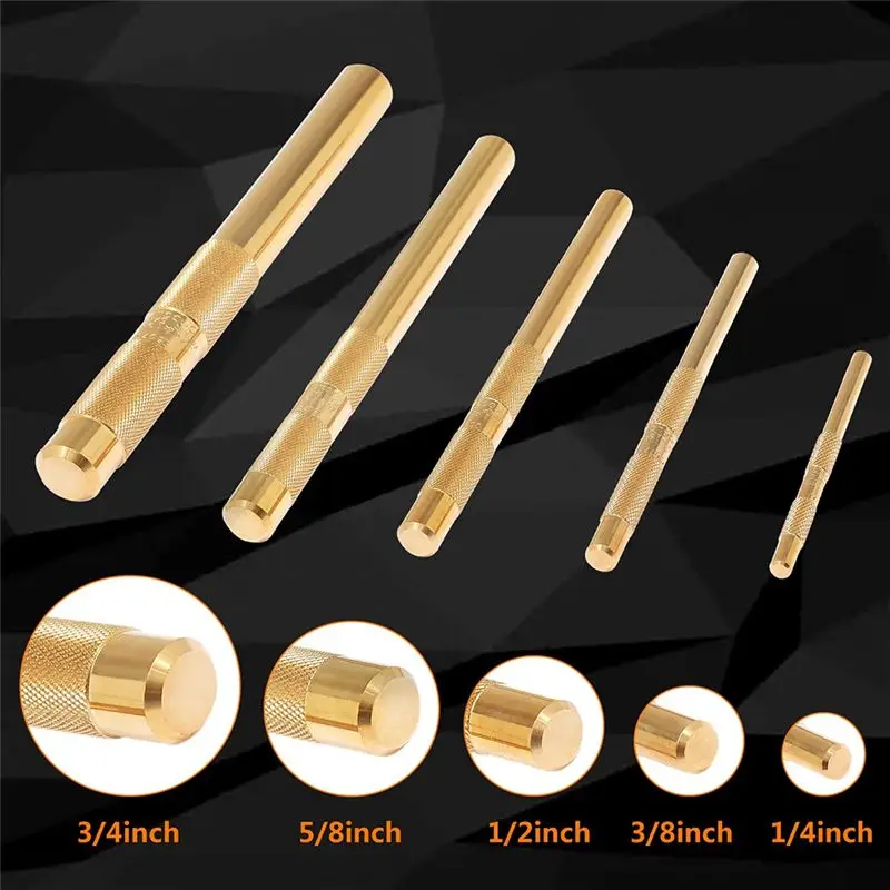 A76K Brass Drift Punch Set, 25075 25076 25077 Brass Punches view 6