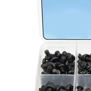 

400Pcs Carbon Steel Laptop Screw Kit 10 Types Black Computer Repair Screws Set For Hard Drive SSD Motherboard Fan Maintenance To
