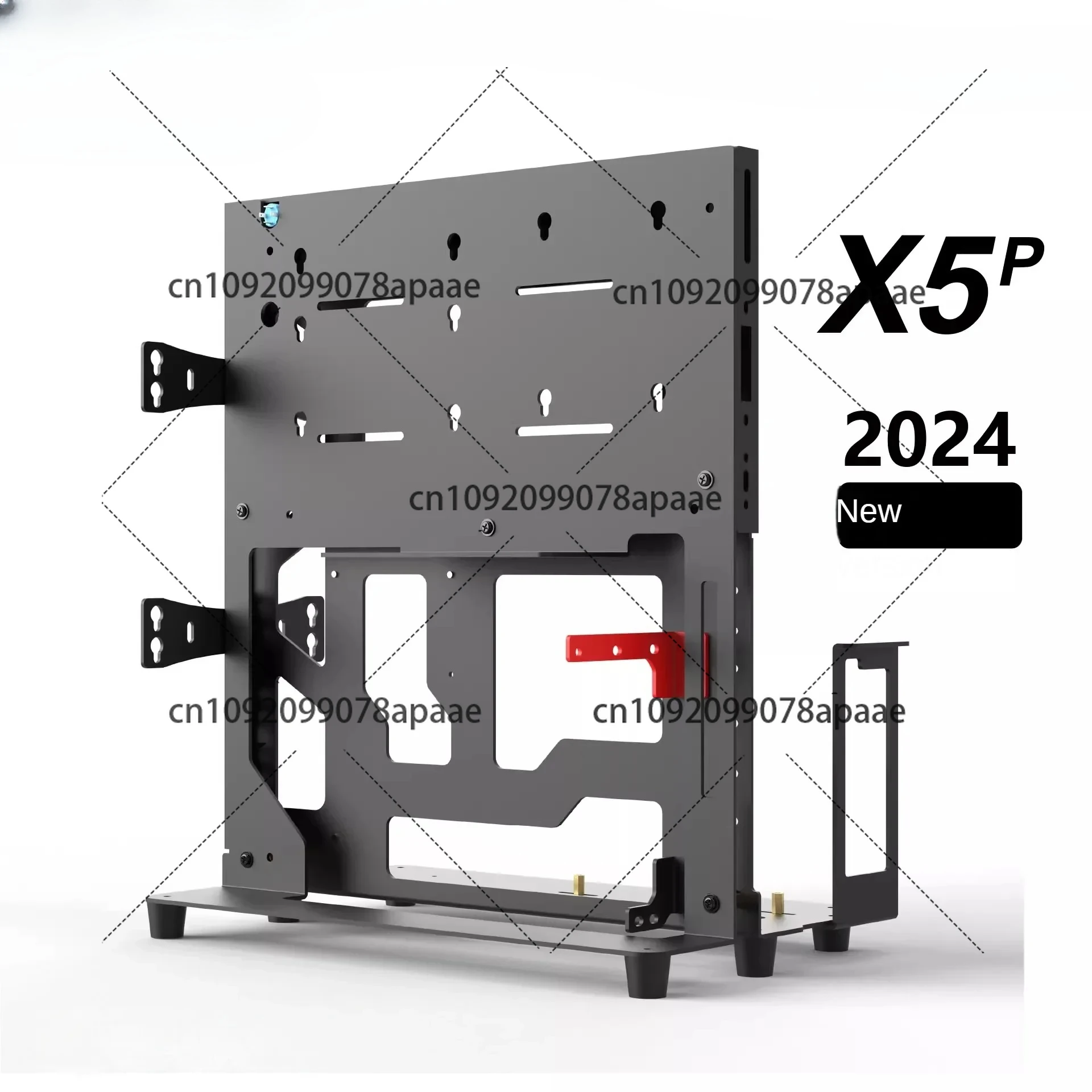 X5P 2024 حافظة كمبيوتر مكتبي ATX حافظة كمبيوتر مفتوحة،