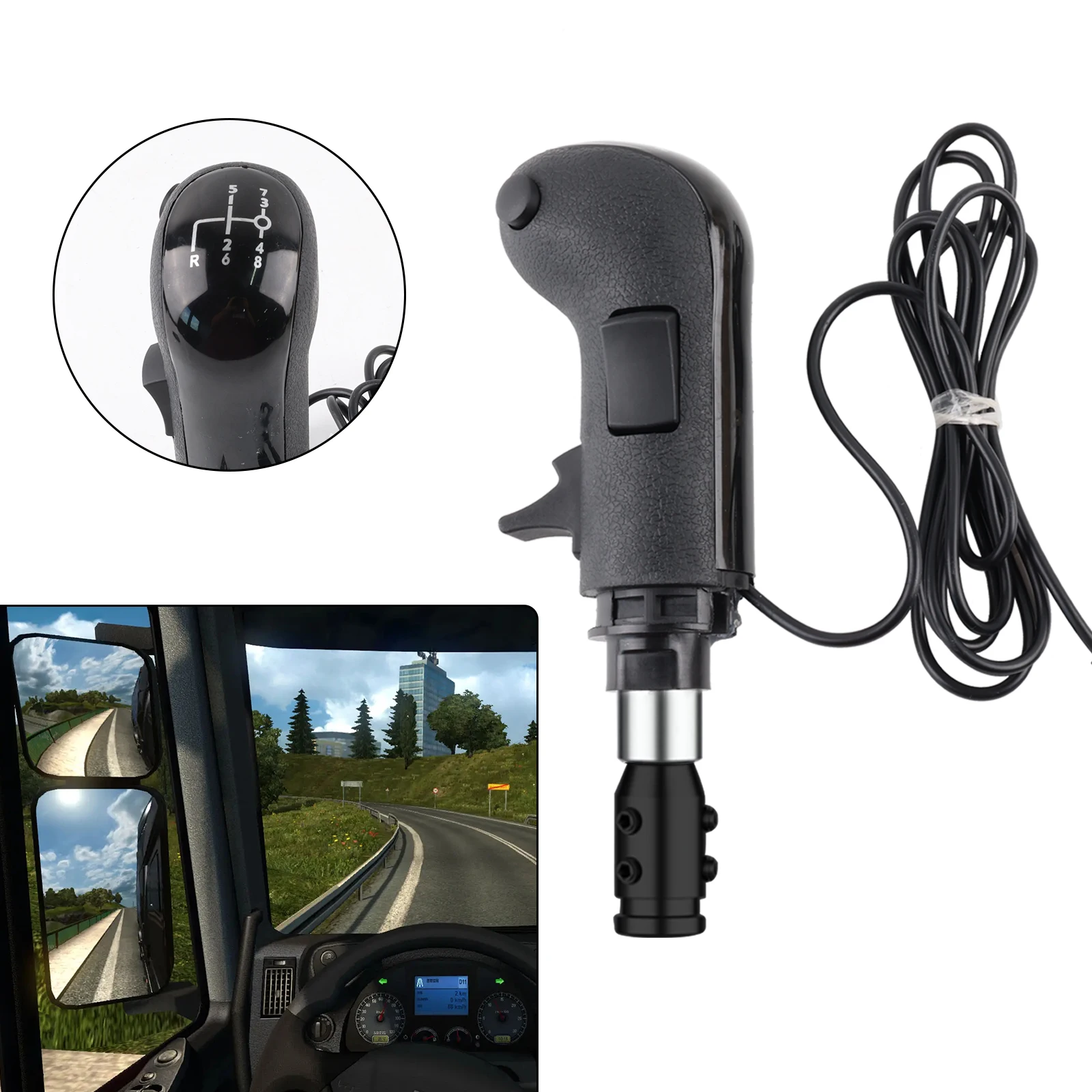USB Gearshift Knob für ETS2 & ATS: Perfekte Steuerung für echte Truck-Fahrer im Simulator