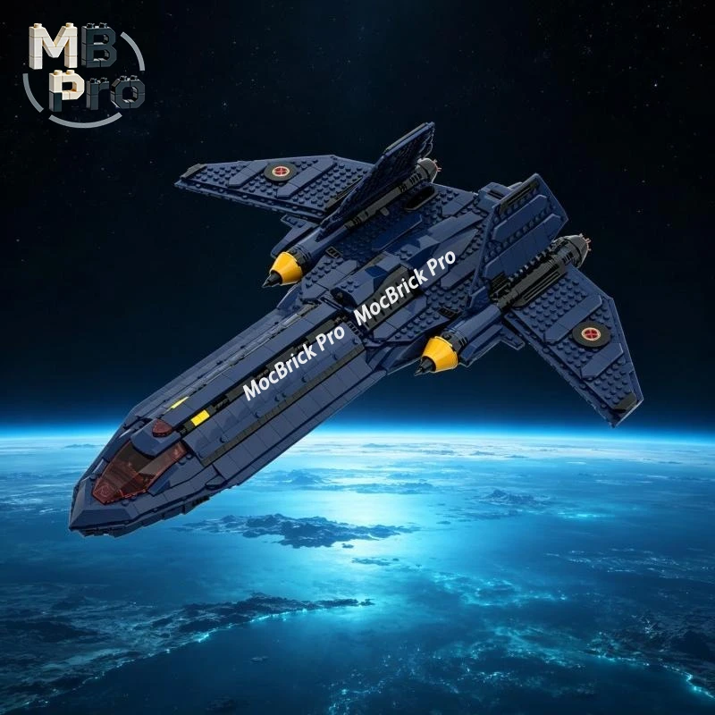 

Конструктор X-Jet Blackbird MOC: Набор для сборки передового стелс-истребителя