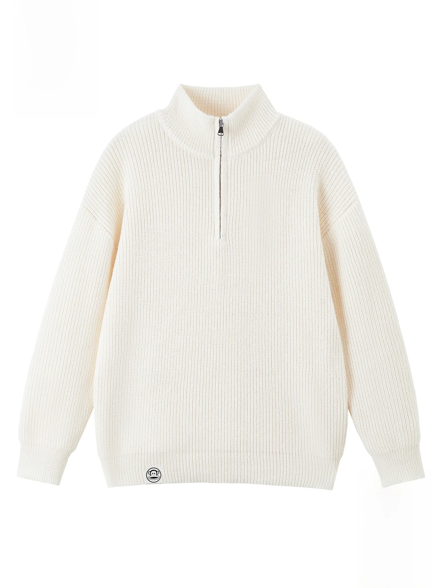 

PaulFrank f Zipper Casual Knitwear for Men Warmth Guaranteeing Autumn Winter Loose Fit Faionable Monkey Face Design