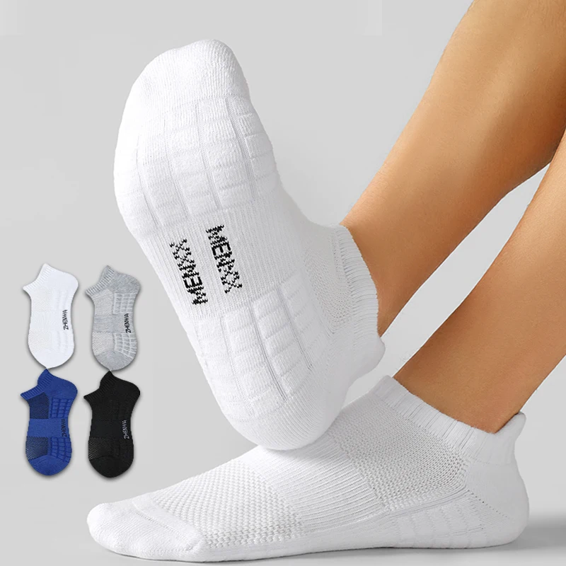 

5Pairs Men's Cotton Sports Socks Breathable Sweat Absorbent & Odor-Resistant High Quality Women's Sock Comfortable Unisex sox