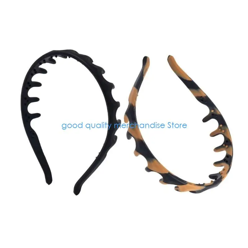 

Y5JD Эластичный ободок для волос, мягкий силиконовый головной убор, нескользящий обруч для волос для взрослых, унисекс