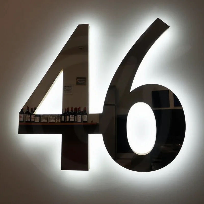 Custom Illuminated LED Backlit 3D ตัวอักษรโลหะป้ายสําหรับธุรกิจหน้าร้านกันน้ํากลางแจ้ง Light Up Signage