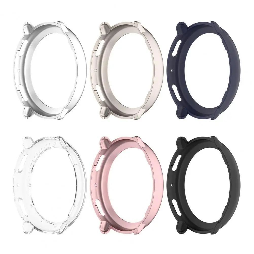 Защитная пленка из стекла с твердым корпусом, противоударная, ударопрочная, простая установка, защитный чехол для умных часов Amazfit Active