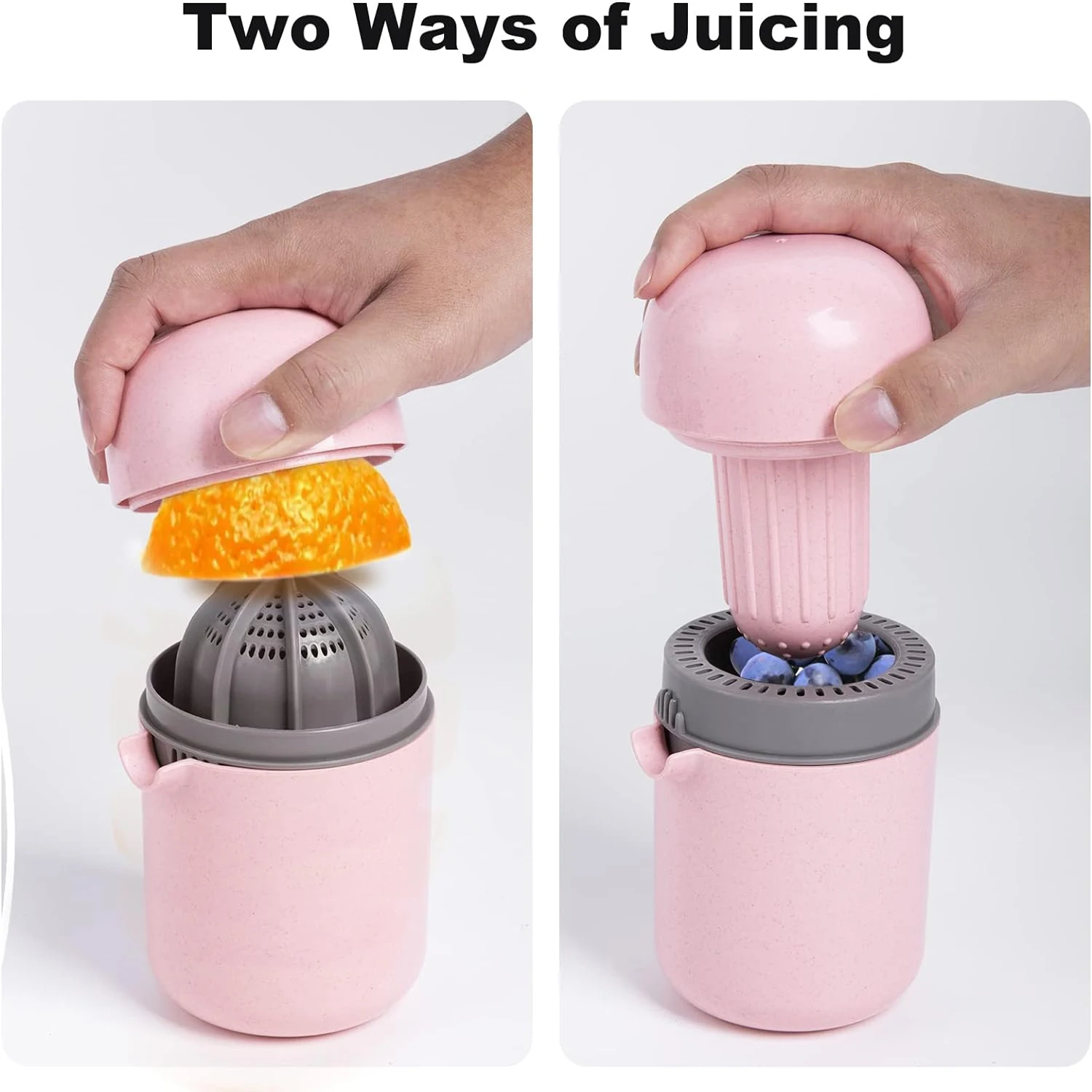 Manual Juicer Citrus Orange Lemon Mini Juice Cup Hand Rotation Press Juicer Portable Fruit Squeezer Juicing Machine Kitchen Tool