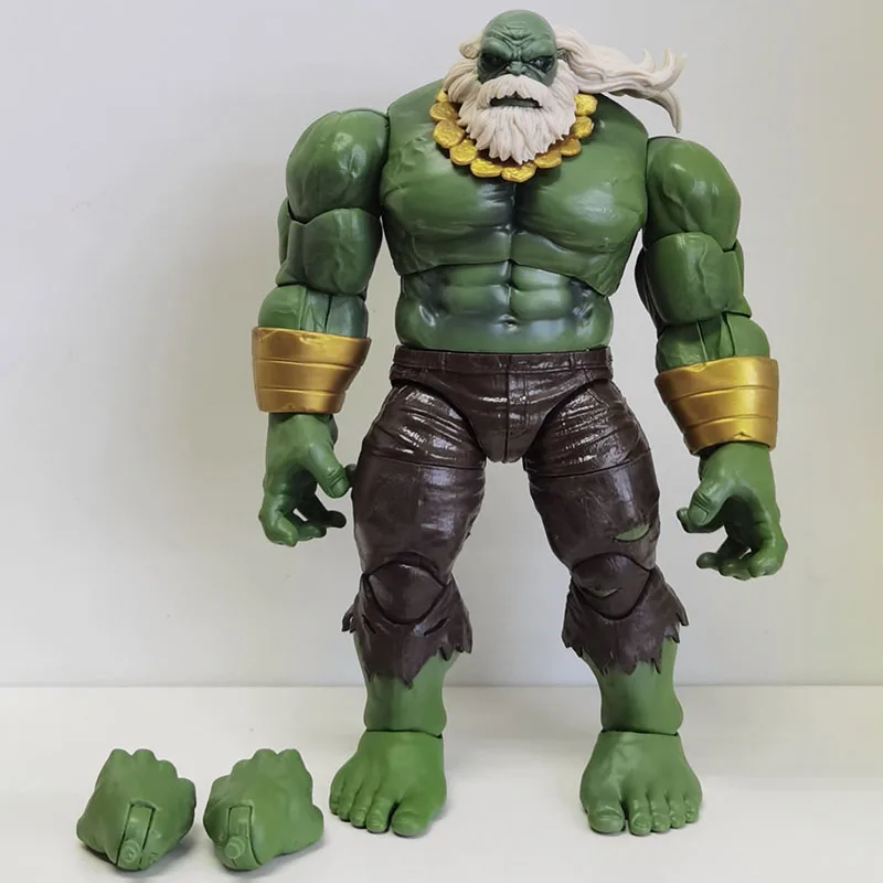 Figura de Hulk de leyendas ML, cartel de Bruce, figuras de acción Movei Maestro, modelo de adorno, estatua GK de PVC de 20cm, juguetes de regalo para niños