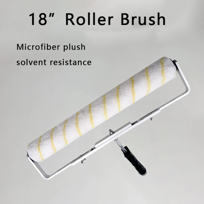 18 Inch Roller Paint Brushes For Walls With Frame Paint Roller Set Home Painting Supplies For Door Bedroom Home