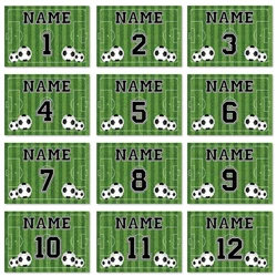 Boy Birthday Backdrops Kids Portrait Customize Football Soccer Field Sports Poster Baby Shower Newborn Photography Background