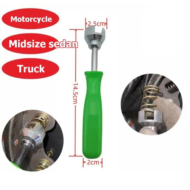 M11K-Car Repair Tool Handle Tool Brake Spring Washer Replacement Shoe Compressor Universal Drum Hold Down Installation