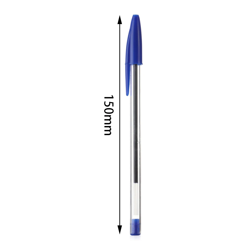 6/11 Stuks 1.0Mm Balpennen Blauw Zwart Plastic Bal Point Pennen Student Cadeau School Kantoorbenodigdheden Langdurig Glad Schrijven