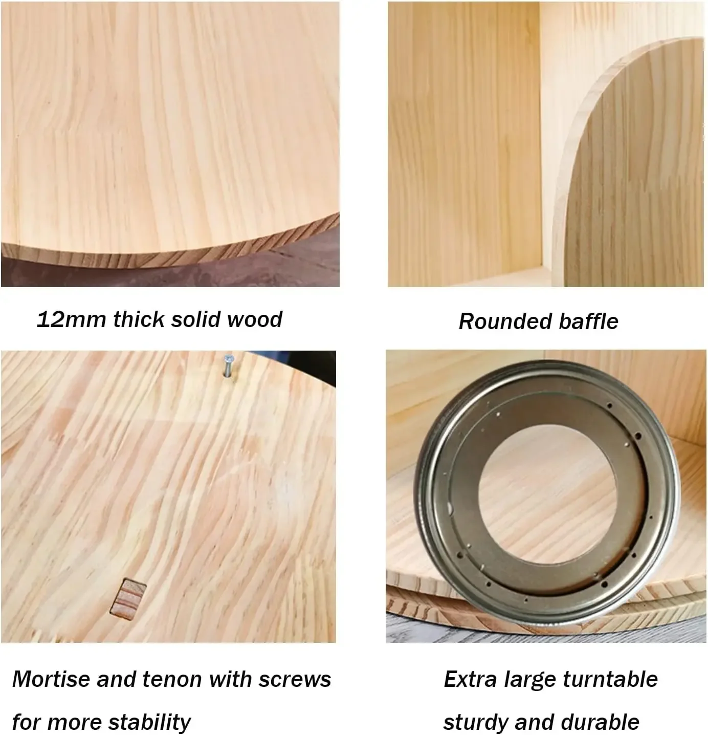 Bookshelf, 360 Display 5 Tier Floor Standing Bookcase Storage Rack for Wood Narrow Book Shelf Organizer for