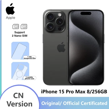 Original Smartphone 99% New Apple Iphone 15 Pro Max 6.7 OLED Display 48MP Camera