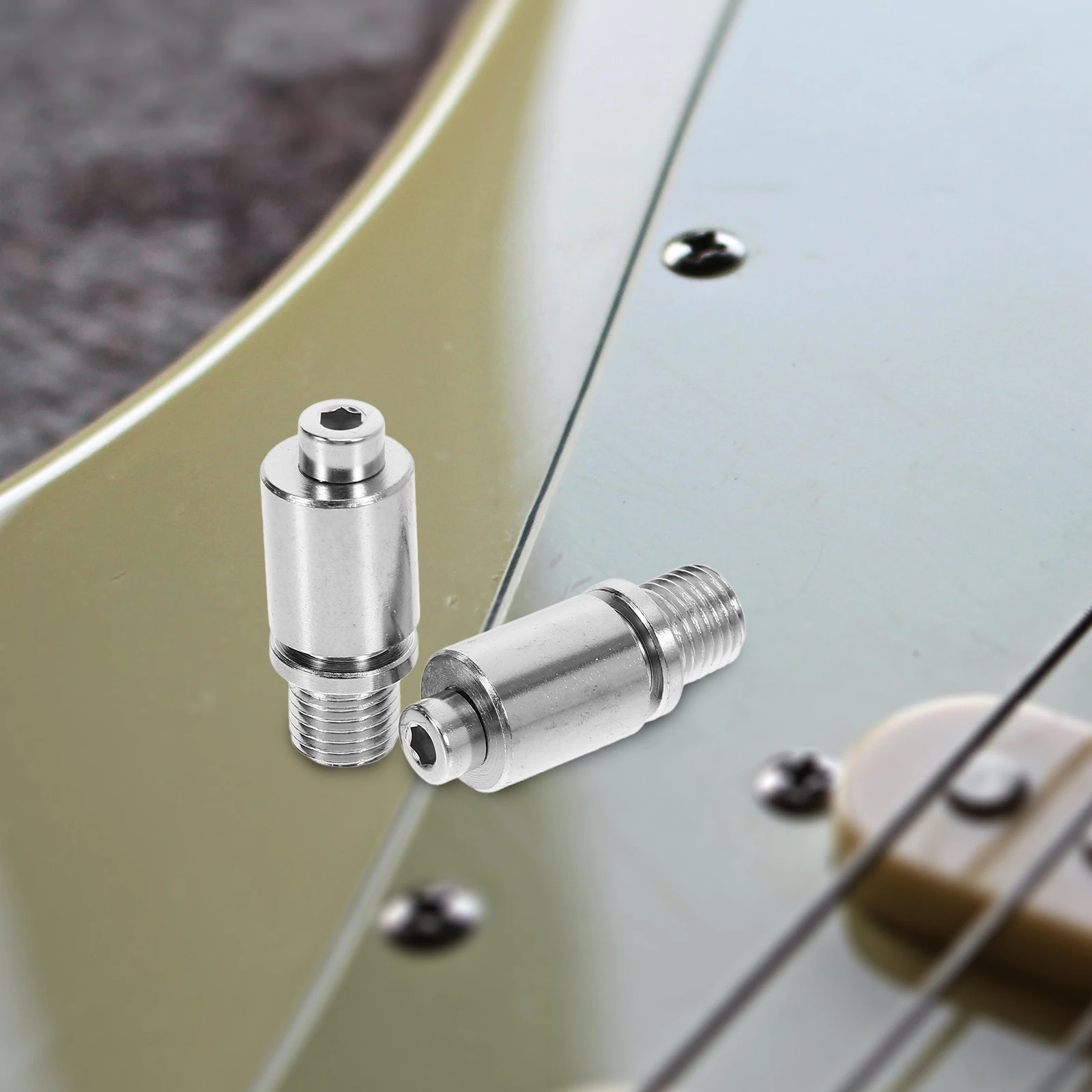 

2pcs Electric Tremolo Arm Socket Metal Guitar Parts Durable Replacement Sturdy Smooth Installation Guitar Accessories For