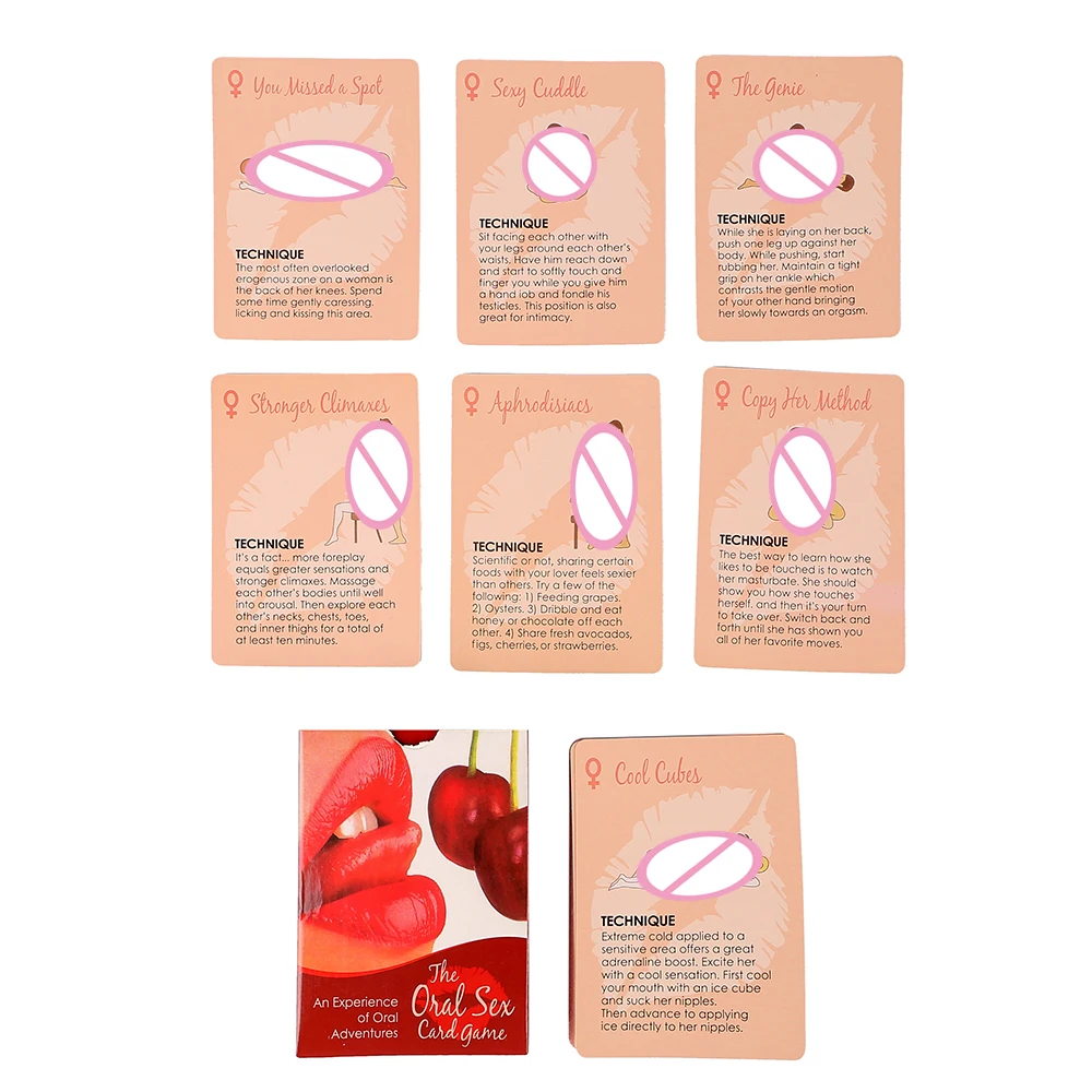 Adult Bedroom Games Poker Sex Card Role Play Paper Cards Sex Toys for Adult Sex Positions for Couples Sexy Gift Sets Fun Poker