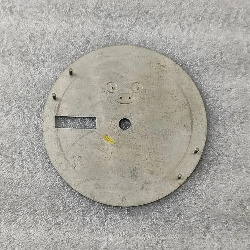 NH36 dial Arabic numeral 5 S dial watch dial green Luminous dial Suitable for NH36 movement watch accessories watch repair tools