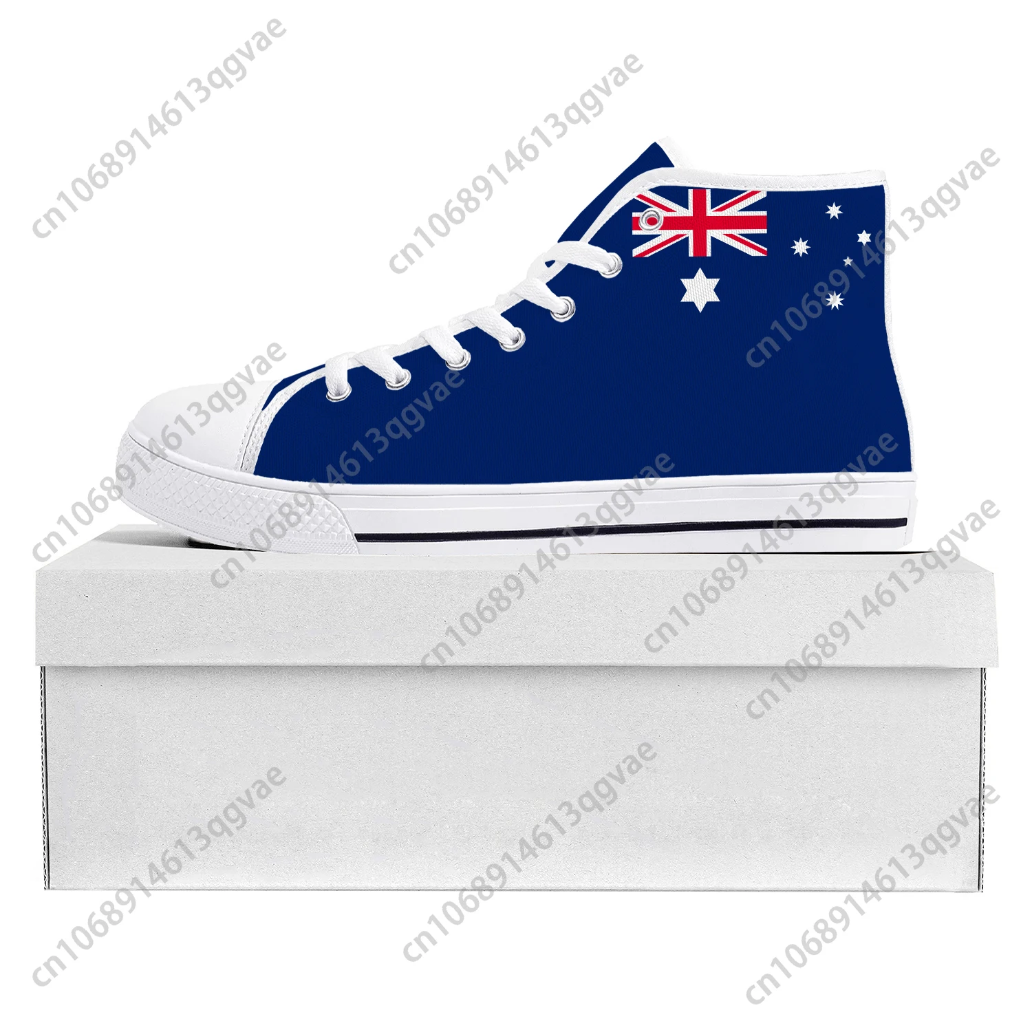 Australian Flag High Top High Quality Sneakers Mens Womens Teenager Canvas Sneaker Australia Casual Couple Shoes Custom Shoe