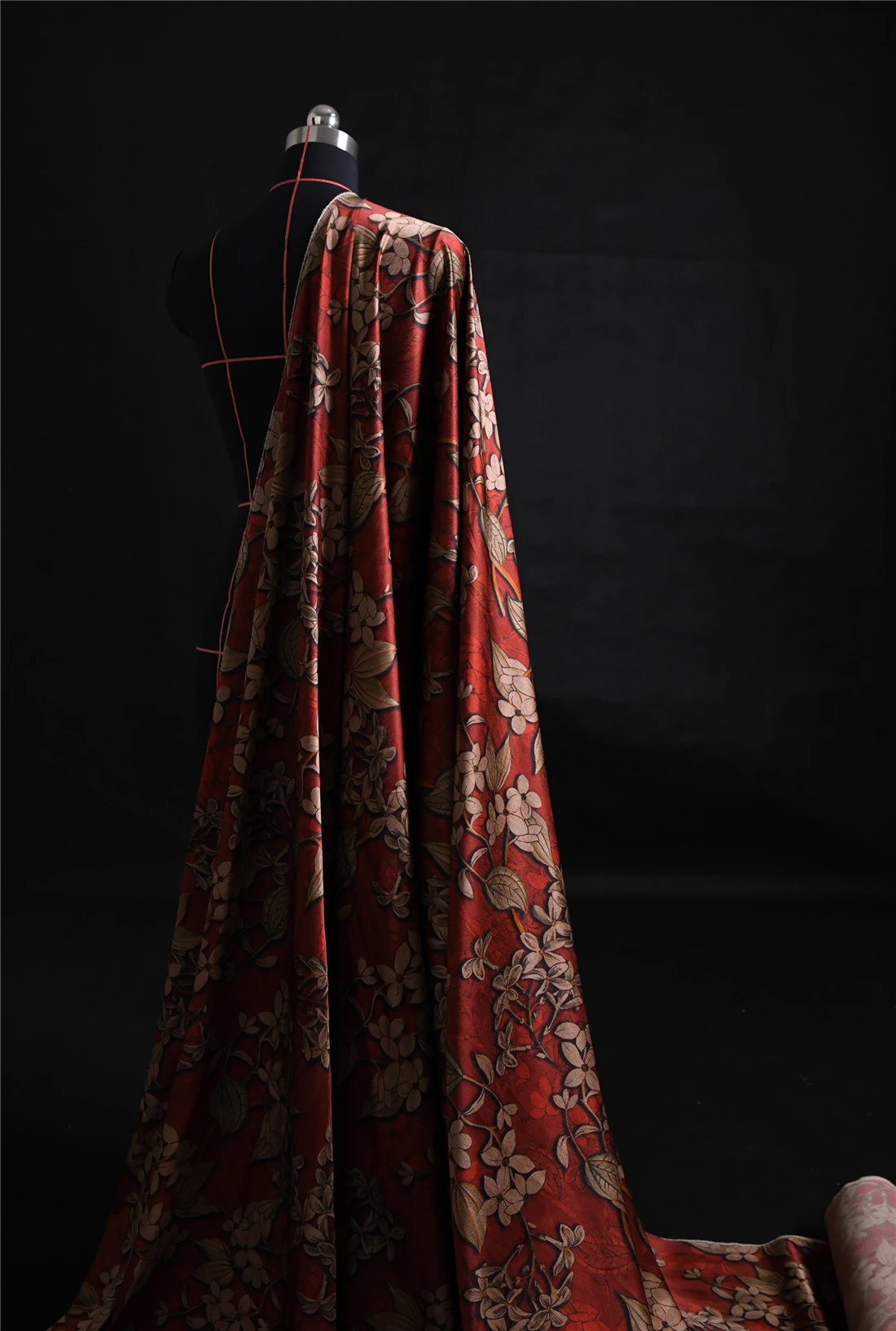 

3meter - 22 Momme Xiangyunsha Satin - Upgraded Herringbone Silk Fabric 100% Mulberry Luxury Chinese Textile 140cm Width