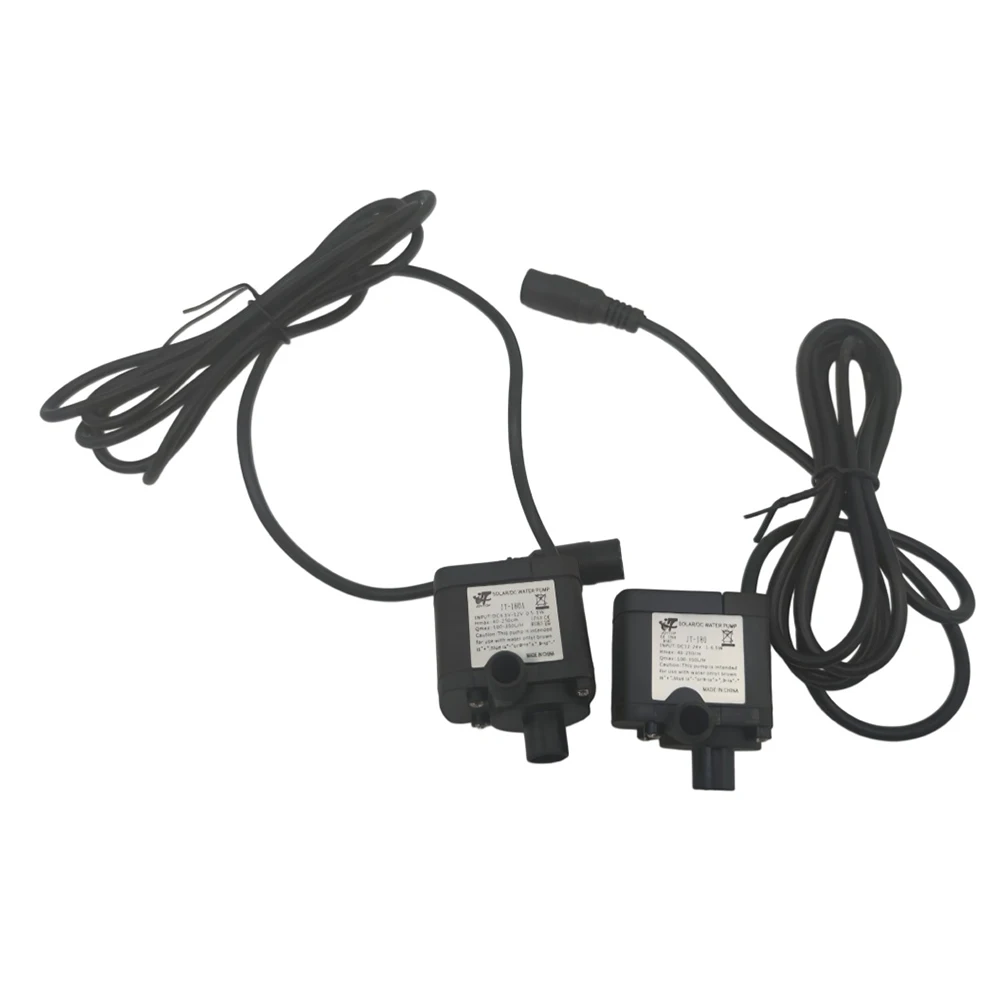 JT-180A Mini DC 5V/12V/24V Computer Water Cooling Pump Fish Tank Fountain Water Pump Max 100~350L/H