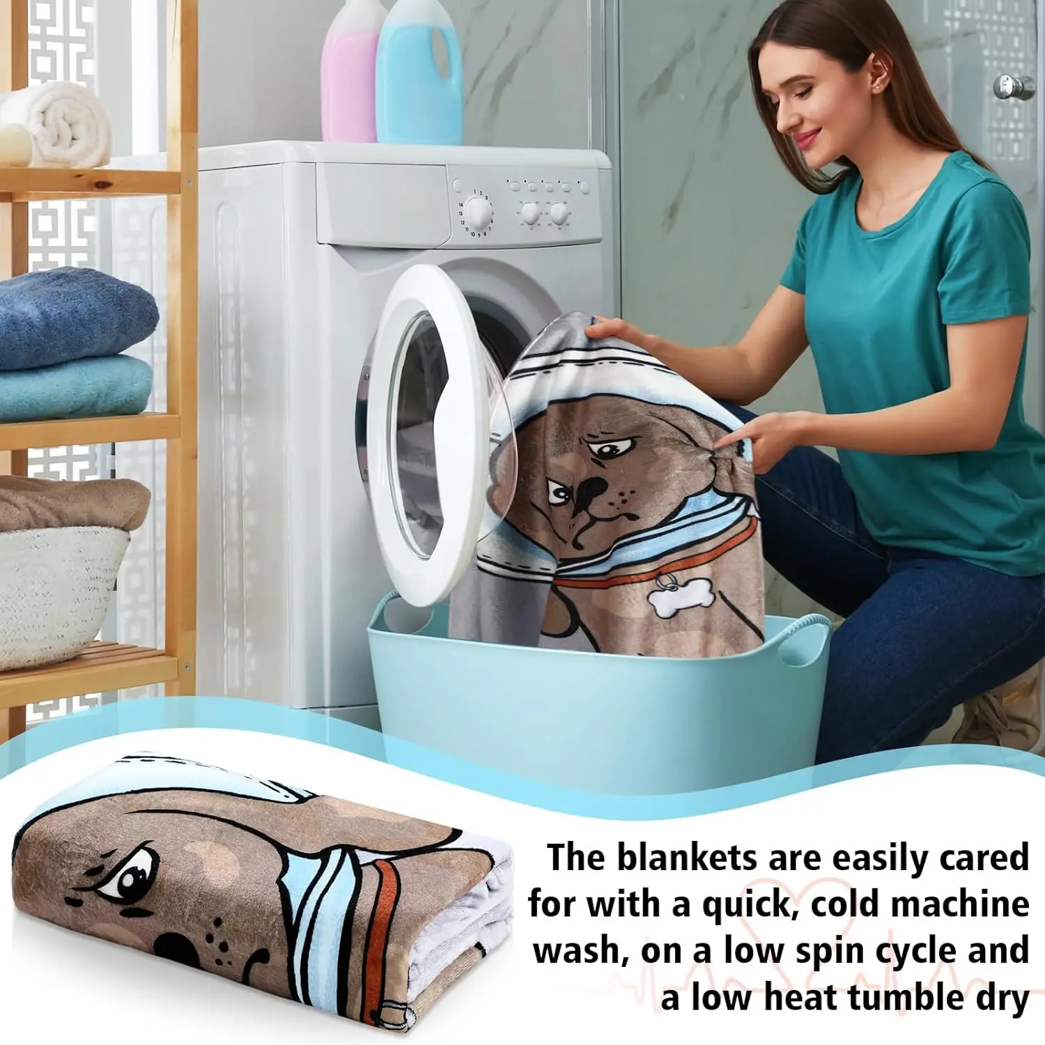 احصل على هدايا جيدة للنساء/الرجال بعد الجراحة، احصل على بطانية التعاطف قريبًا مقاس 50 × 60 بوصة على الأقل لا تحتاج إلى ارتداء مخروطي مضحك S