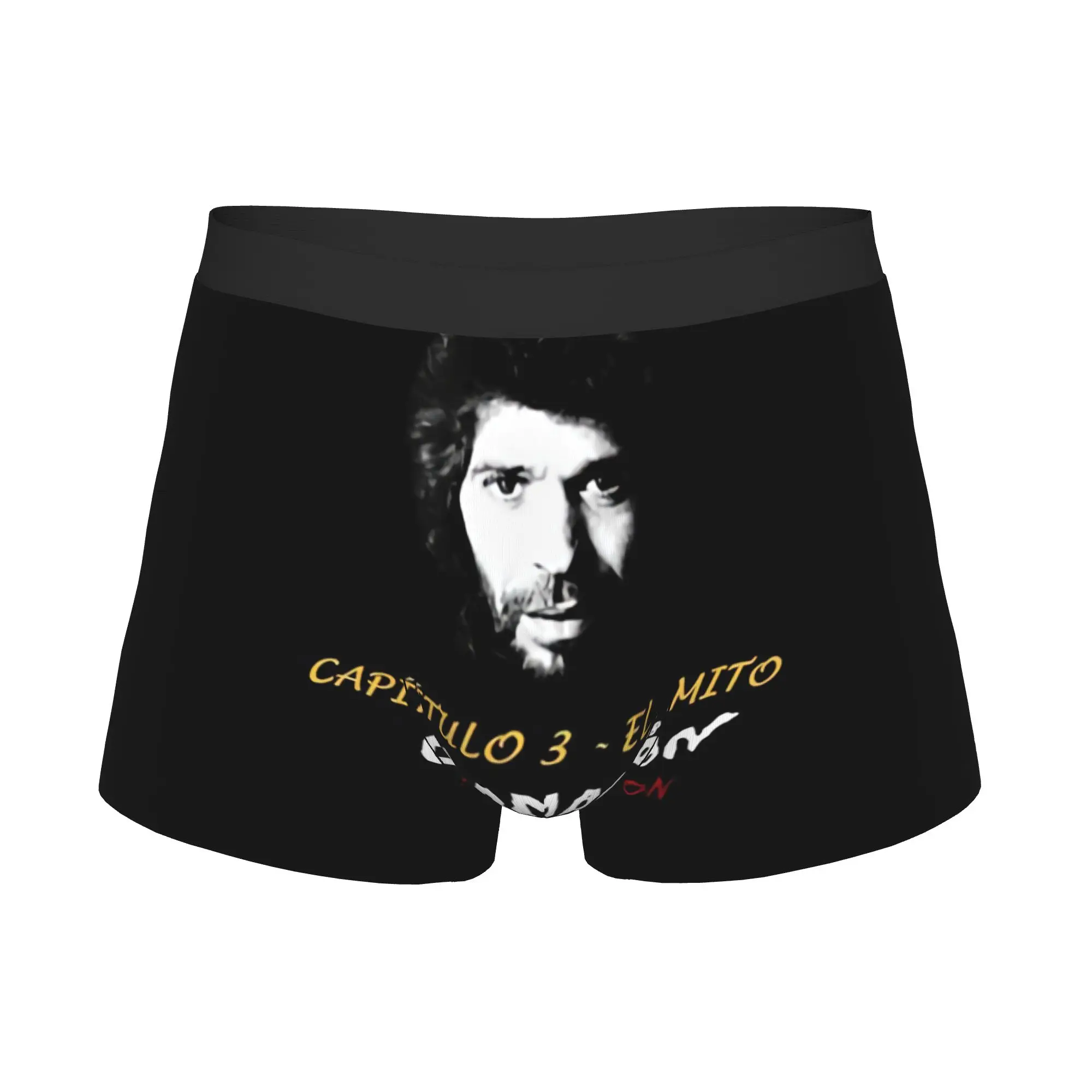 Camaron De La Isla Underwear Men Print Island Shrimp Flamenco Singer Boxer Briefs Shorts Panties Breathable Underpants