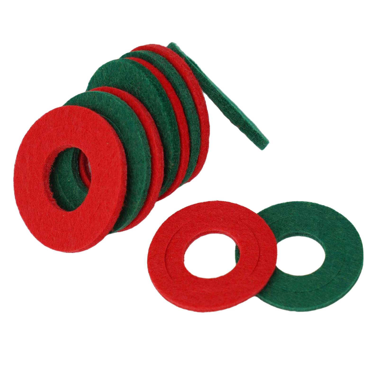 Battery Terminal Protector 10pcs BC2127 Washer Ring Mat Accessories Red+Green Replacement Set Thick Felt Fiber