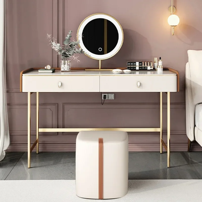 

Light Luxury Home Dressing Tables with Mirror Dressers for Bedroom Simple Storage Cabinet Vanity Makeup Table Home Furniture