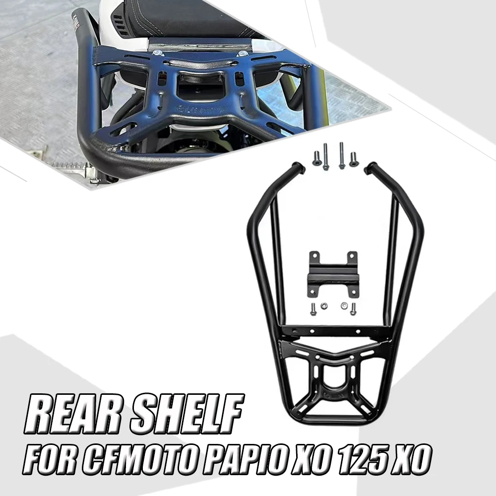 Motorcycle Modified Rear Rack Luggage Rack Rear Tail Rack Trunk Rack Papio XO 125 Modified Parts For CFMOTO Papio XO 125 XO125