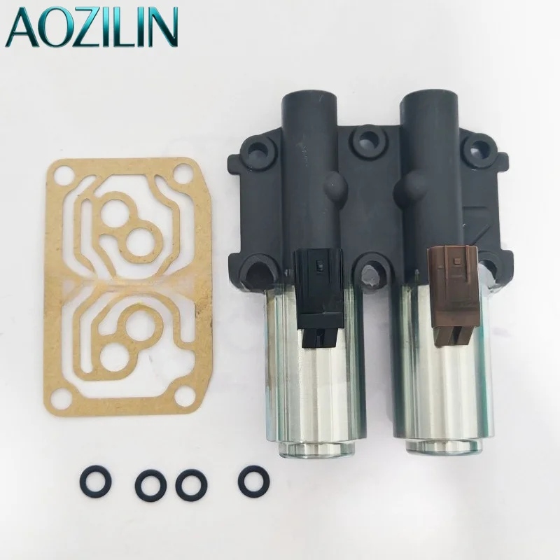 AOZILIN 28260-PRP-014 Transmission Dual Linear Shift Solenoid Valve For Civic Accord CRV Acura Auto Parts
