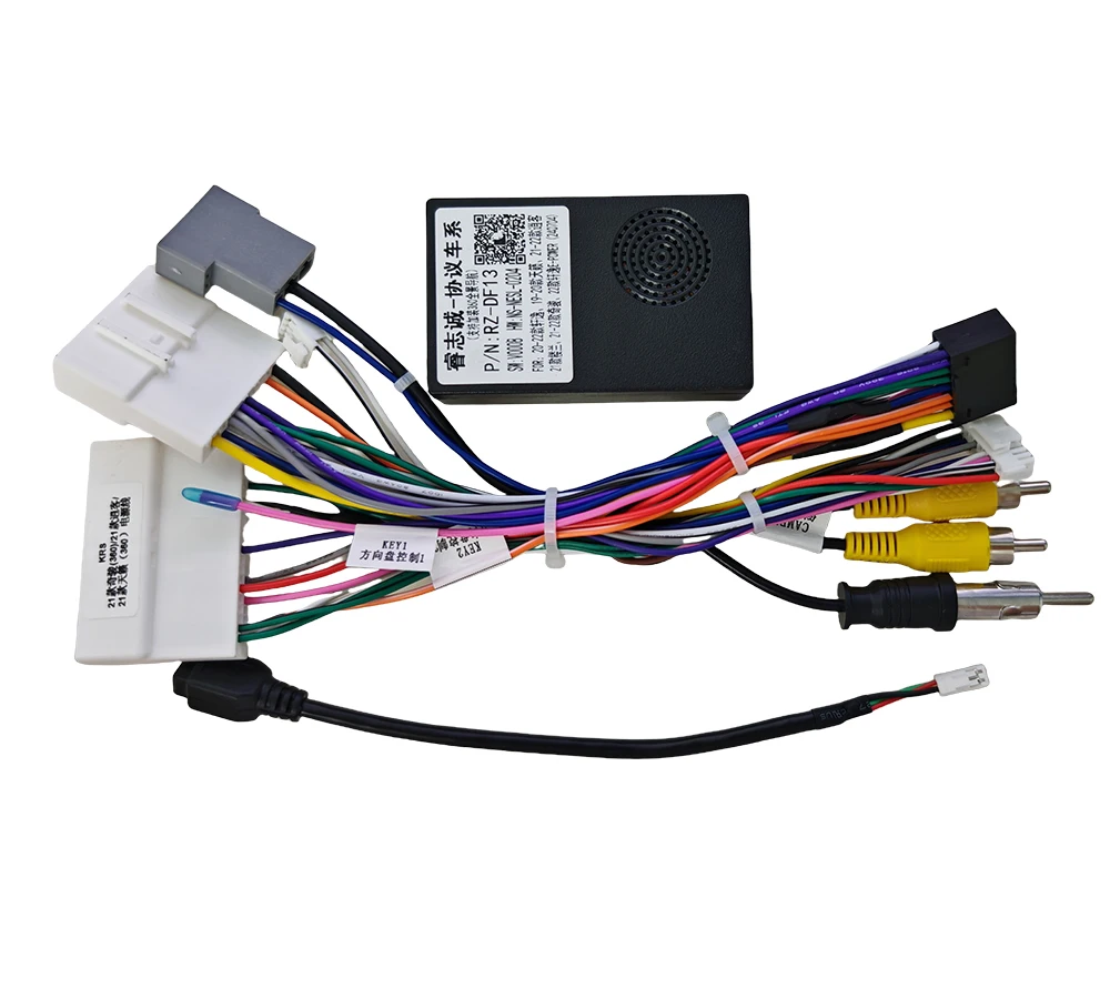 Car 16pin Wiring Harness Adapter Canbus Box Android Radio Power Cable For Nissan X-Trail Xtrail Qashqai Teana 2021