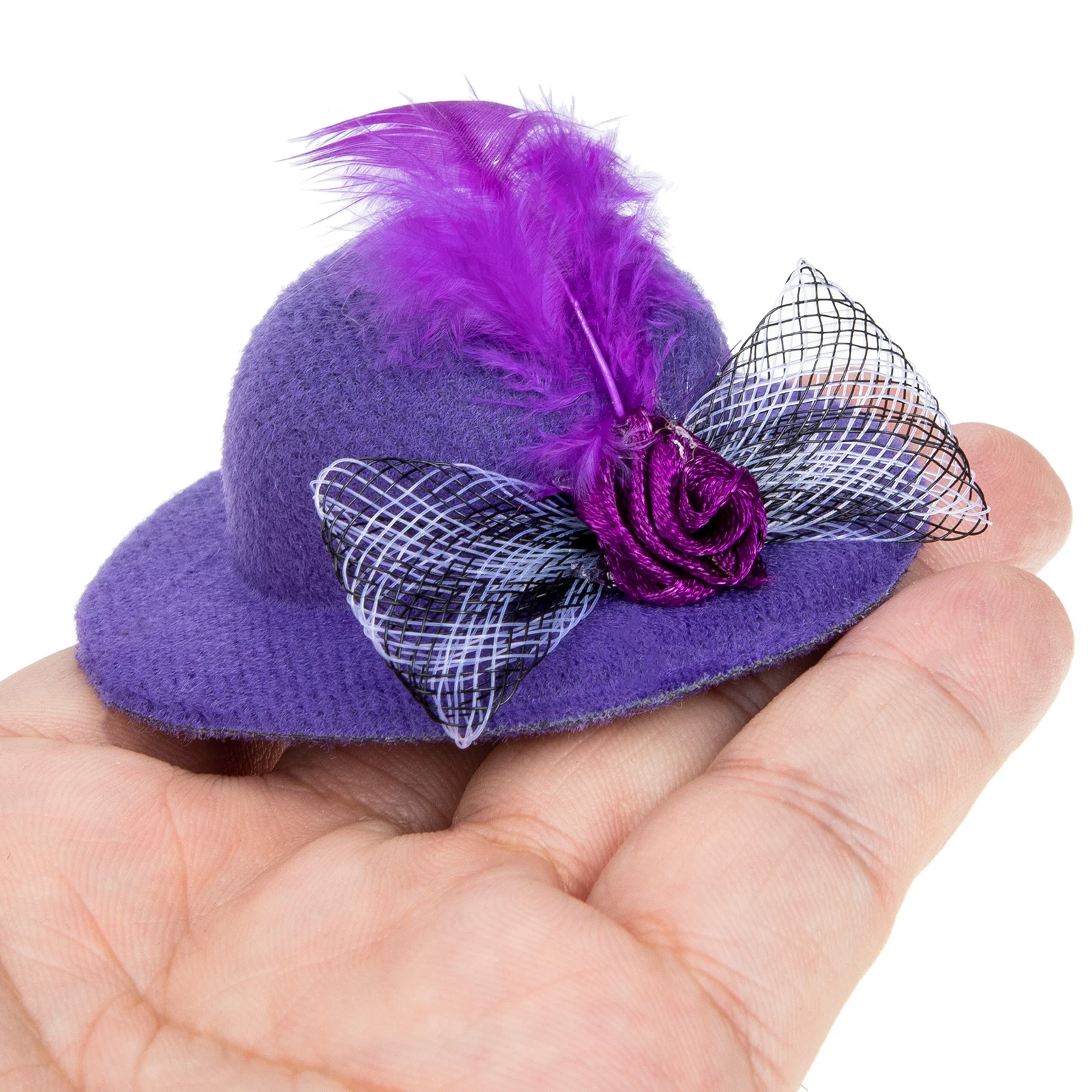 

6pcs Delicate Hen Hats Adjustable Pet Chicken Accessories For Christmas Bird Decorative Wear-Resistant Adorable Parrot Hat