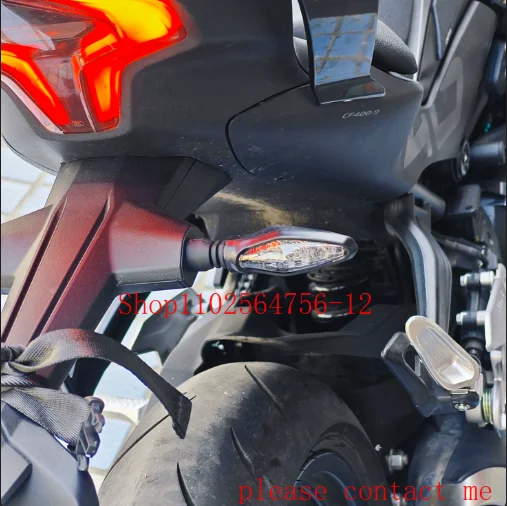 For CFMOTO Spring Breeze Motorcycle Front and Rear Turn Signal 250NK/SR 450SR 450NK Turn Light Single Swing Arm