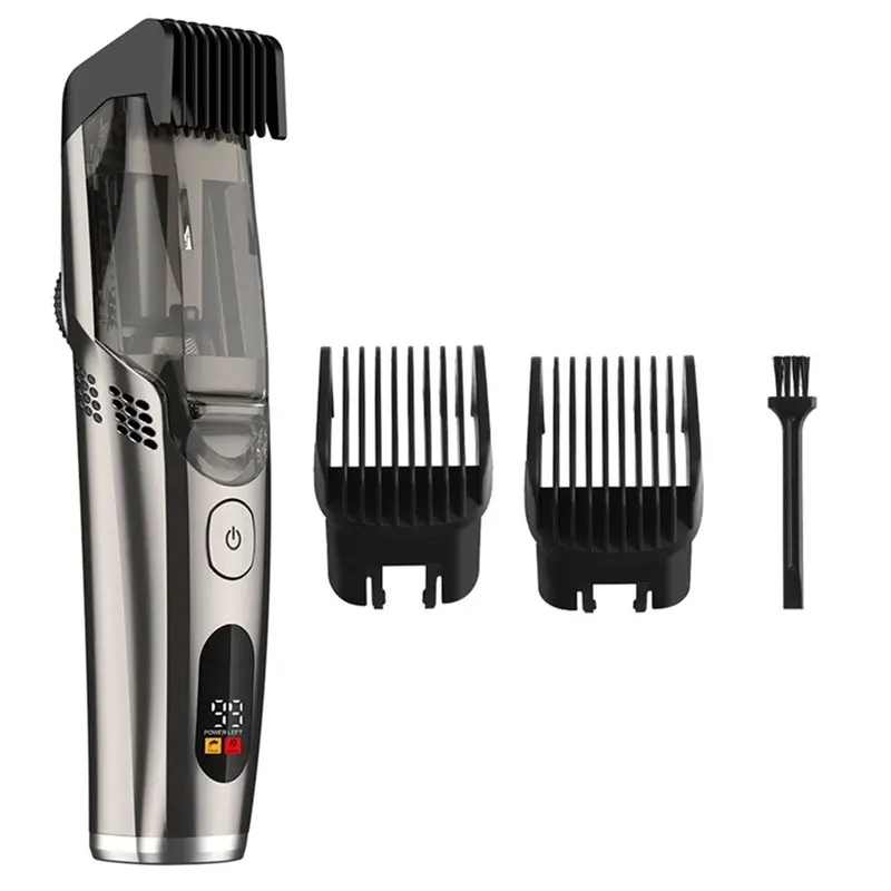 [hot-a24r】-vacuum-beard-trimmer-for-men-adjustable-length-with-2-comb-vacuum-beard-trimmer-for-men