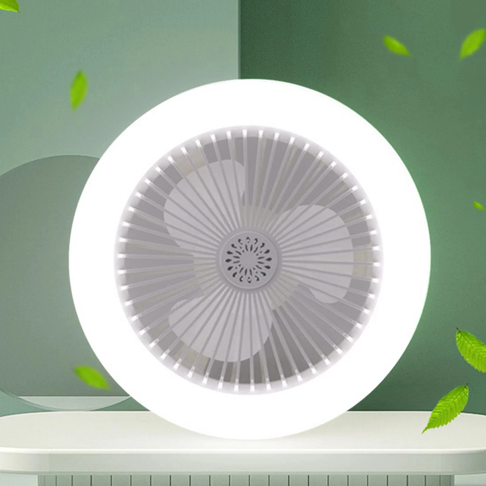 

30W Ceiling Fan with Light and control Lamp Converter Base with Remote Control for Bedroom Living Home 3 Speeds Aromatherapy Fan