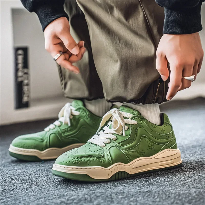 

SolidColor, модная, большого размера, на плоском каблуке, на толстой подошве, для отдыха, мужская уличная прогулочная спортивная износостойкая обувь, мужская обувь