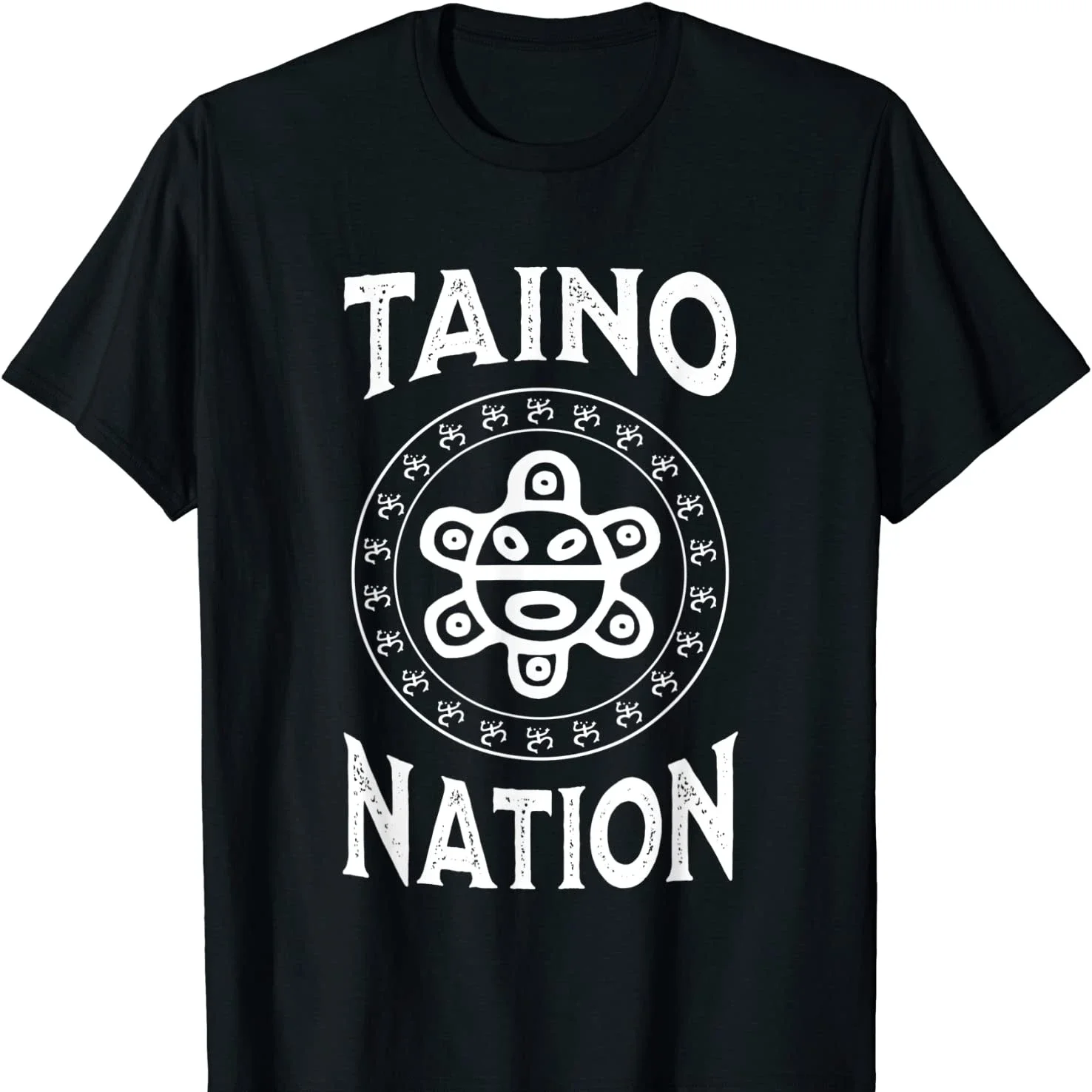 Puerto Rico Taino Nation Coqui Sun Symbol Boricua Taino Gift T-Shirt 100% Cotton O-Neck Short Sleeve Summer Casual Mens T-shirt