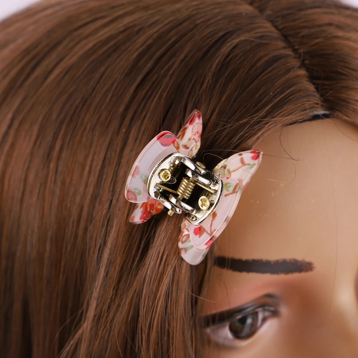 

8Pcs Chic Floral Hair Claw Clips High-Quality Hair Accessories Ponytail Holder For Women Girls